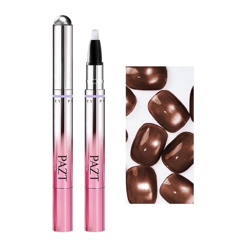 This nail art pen is a lazy-person's cat-eye gel pen, suitable for all nails, toenails, and fingers, and can be used for a 7-in-1 cat-eye magnetic nail art effect.